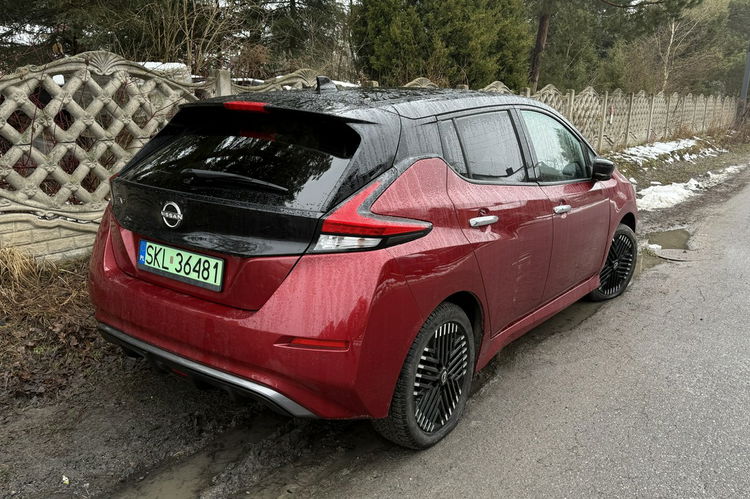 Nissan Leaf max wersja bateria 62kWh 25 tyskm moc 217KM jedyny taki gwaranc zdjęcie 29