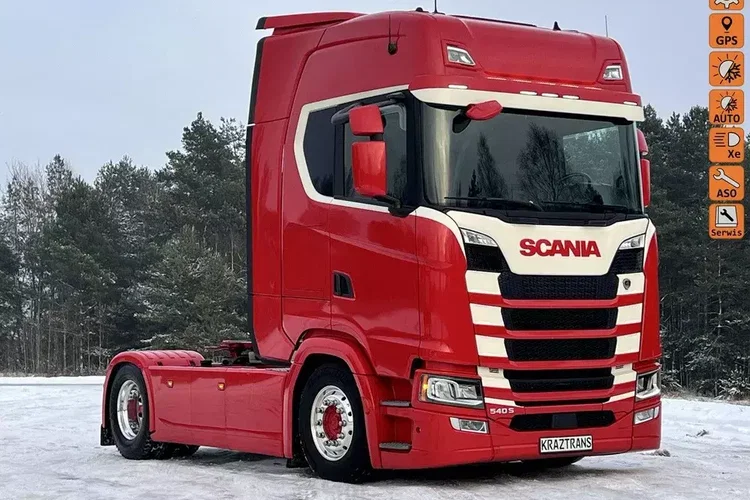 Scania S540 z Niemiec 2020/21 perfekcyjny stan pełna opcja z hydraulika zdjęcie 1