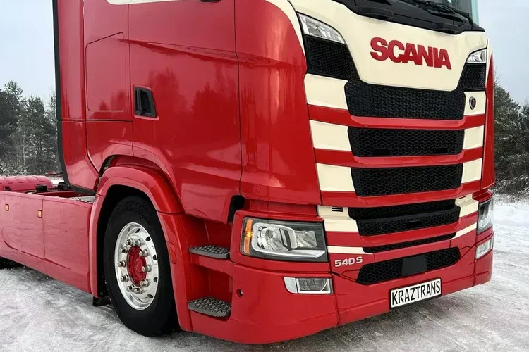 Scania S540 z Niemiec 2020/21 perfekcyjny stan pełna opcja z hydraulika zdjęcie 10