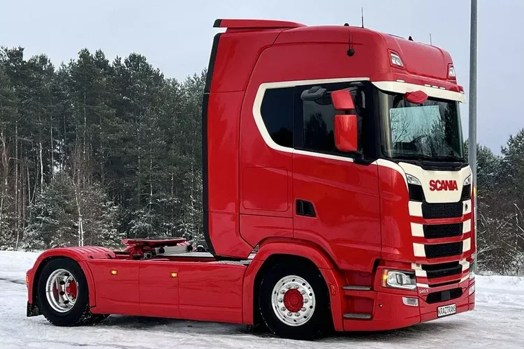 Scania S540 z Niemiec 2020/21 perfekcyjny stan pełna opcja z hydraulika zdjęcie 2
