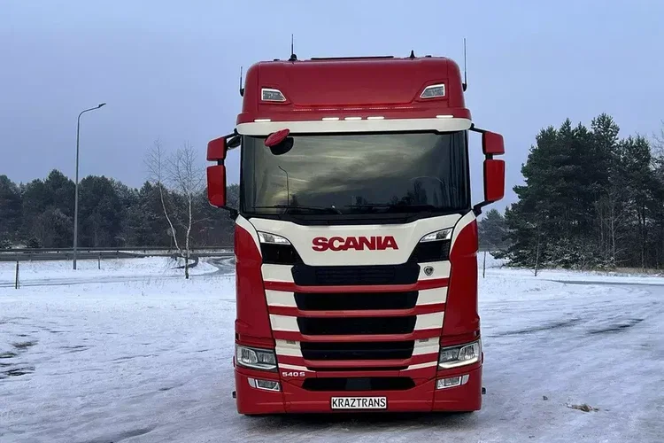 Scania S540 z Niemiec 2020/21 perfekcyjny stan pełna opcja z hydraulika zdjęcie 24