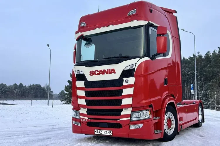 Scania S540 z Niemiec 2020/21 perfekcyjny stan pełna opcja z hydraulika zdjęcie 5