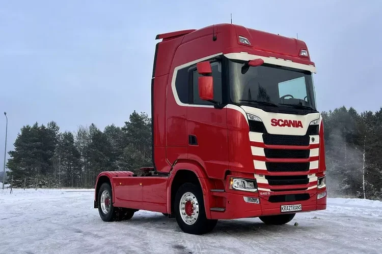 Scania S540 z Niemiec 2020/21 perfekcyjny stan pełna opcja z hydraulika zdjęcie 9