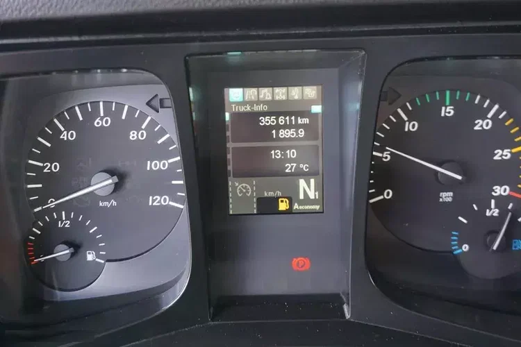 Mercedes ANTOS / 1830 / ACC / SKRZYNIOWY + HDS / HIAB FASSI 110 / DŁ . 7.9 M zdjęcie 12