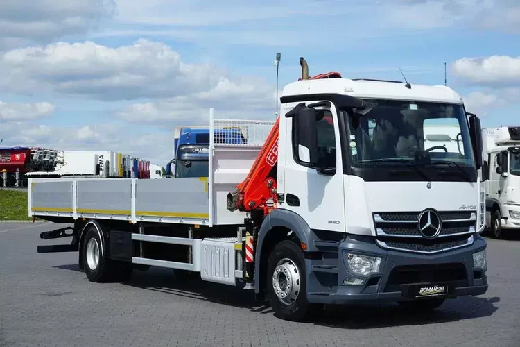 Mercedes ANTOS / 1830 / ACC / SKRZYNIOWY + HDS / HIAB FASSI 110 / DŁ . 7.9 M zdjęcie 2
