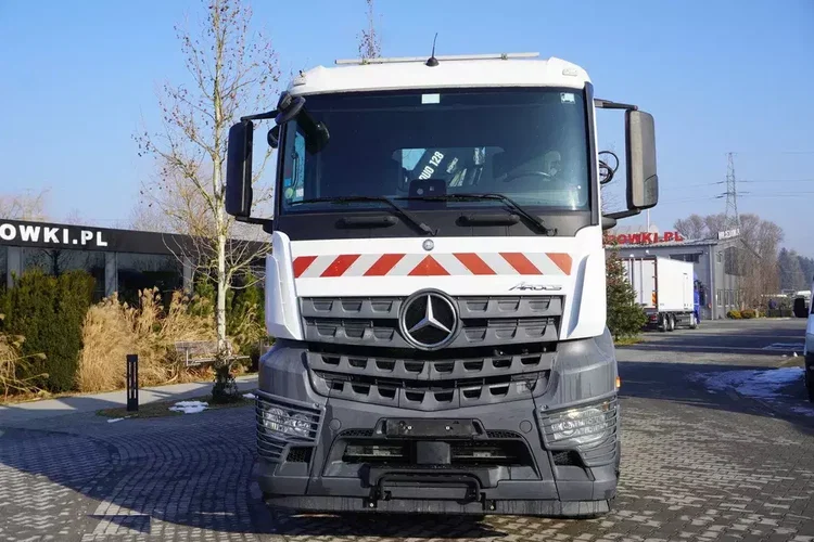 Mercedes Arocs 1833 / 87 000 km / Hds HIAB X-DUO 128 B-2 / trójstronna wywrotka zdjęcie 8