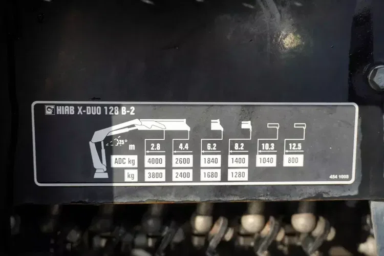 Mercedes Arocs 1833 / 87 000 km / Hds HIAB X-DUO 128 B-2 / trójstronna wywrotka zdjęcie 9