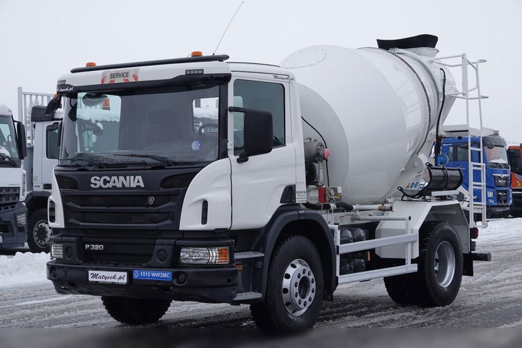 Scania P 320 / BETONOMIESZARKA / GRUSZKA / 6 m3 / EURO 6  zdjęcie 1
