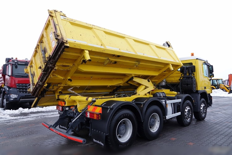 Mercedes ACTROS 3241 / 8x4 / WYWROTKA / HYDROBURTA / BORDMATIC / EURO 5 EEV / ŁADOWNOŚĆ: 19 500 KG  zdjęcie 13