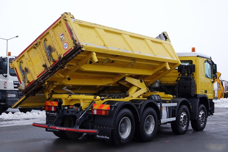 Mercedes ACTROS 3241 / 8x4 / WYWROTKA / HYDROBURTA / BORDMATIC / EURO 5 EEV / ŁADOWNOŚĆ: 19 500 KG  zdjęcie 14