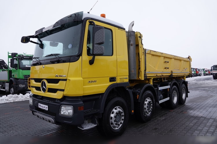 Mercedes ACTROS 3241 / 8x4 / WYWROTKA / HYDROBURTA / BORDMATIC / EURO 5 EEV / ŁADOWNOŚĆ: 19 500 KG  zdjęcie 18