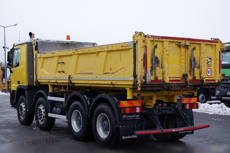 Mercedes ACTROS 3241 / 8x4 / WYWROTKA / HYDROBURTA / BORDMATIC / EURO 5 EEV / ŁADOWNOŚĆ: 19 500 KG  zdjęcie 20