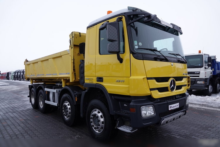 Mercedes ACTROS 3241 / 8x4 / WYWROTKA / HYDROBURTA / BORDMATIC / EURO 5 EEV / ŁADOWNOŚĆ: 19 500 KG  zdjęcie 23