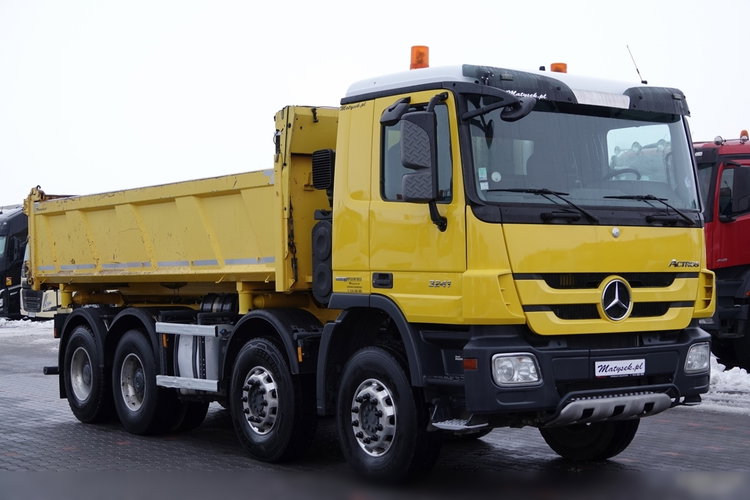 Mercedes ACTROS 3241 / 8x4 / WYWROTKA / HYDROBURTA / BORDMATIC / EURO 5 EEV / ŁADOWNOŚĆ: 19 500 KG  zdjęcie 24