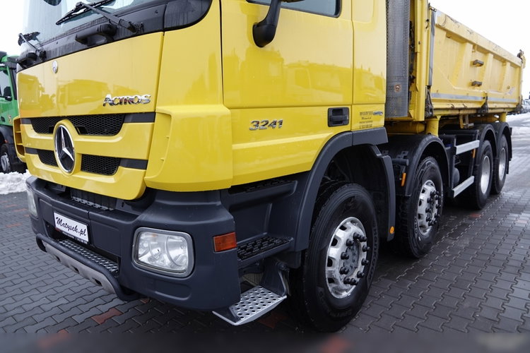 Mercedes ACTROS 3241 / 8x4 / WYWROTKA / HYDROBURTA / BORDMATIC / EURO 5 EEV / ŁADOWNOŚĆ: 19 500 KG  zdjęcie 26