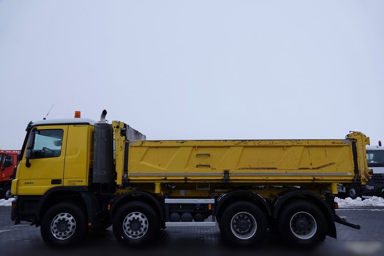 Mercedes ACTROS 3241 / 8x4 / WYWROTKA / HYDROBURTA / BORDMATIC / EURO 5 EEV / ŁADOWNOŚĆ: 19 500 KG  zdjęcie 28