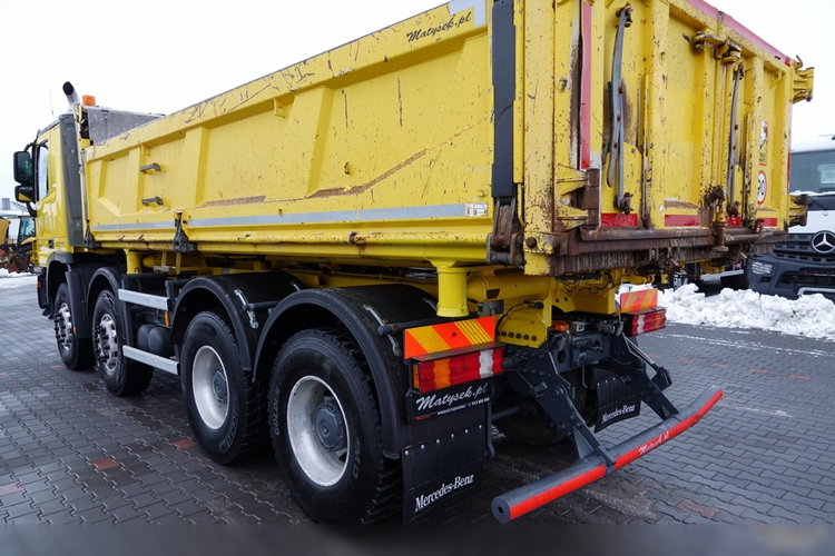 Mercedes ACTROS 3241 / 8x4 / WYWROTKA / HYDROBURTA / BORDMATIC / EURO 5 EEV / ŁADOWNOŚĆ: 19 500 KG  zdjęcie 29
