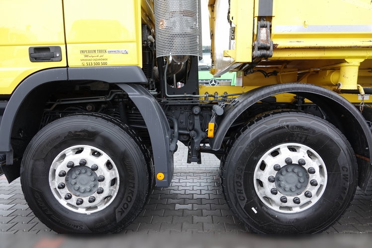 Mercedes ACTROS 3241 / 8x4 / WYWROTKA / HYDROBURTA / BORDMATIC / EURO 5 EEV / ŁADOWNOŚĆ: 19 500 KG  zdjęcie 37