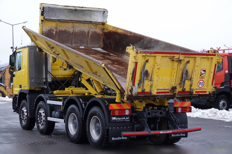 Mercedes ACTROS 3241 / 8x4 / WYWROTKA / HYDROBURTA / BORDMATIC / EURO 5 EEV / ŁADOWNOŚĆ: 19 500 KG  zdjęcie 4