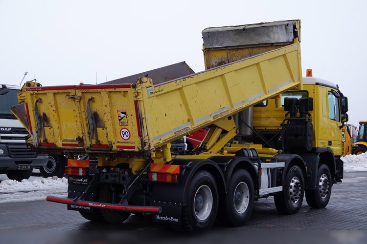 Mercedes ACTROS 3241 / 8x4 / WYWROTKA / HYDROBURTA / BORDMATIC / EURO 5 EEV / ŁADOWNOŚĆ: 19 500 KG  zdjęcie 6