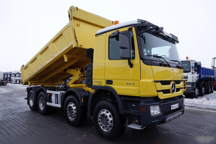 Mercedes ACTROS 3241 / 8x4 / WYWROTKA / HYDROBURTA / BORDMATIC / EURO 5 EEV / ŁADOWNOŚĆ: 19 500 KG  zdjęcie 7