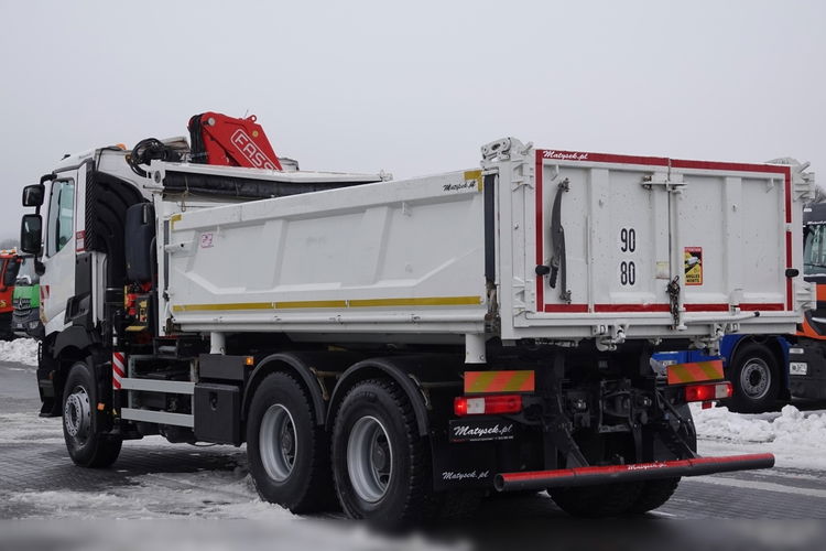 Renault C 380 / 6x4 / WYWROTKA + HDS FASSI F 175 / HYDROBURTA / EURO 6 / STEROWANIE RADIOWE / ROTATOR / BORDMATIC  zdjęcie 10