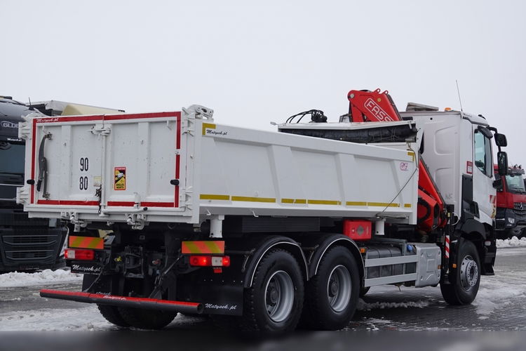Renault C 380 / 6x4 / WYWROTKA + HDS FASSI F 175 / HYDROBURTA / EURO 6 / STEROWANIE RADIOWE / ROTATOR / BORDMATIC  zdjęcie 12