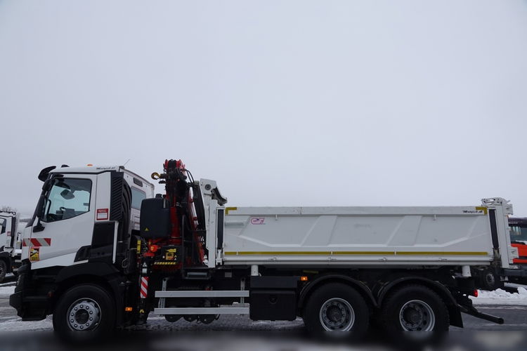 Renault C 380 / 6x4 / WYWROTKA + HDS FASSI F 175 / HYDROBURTA / EURO 6 / STEROWANIE RADIOWE / ROTATOR / BORDMATIC  zdjęcie 17