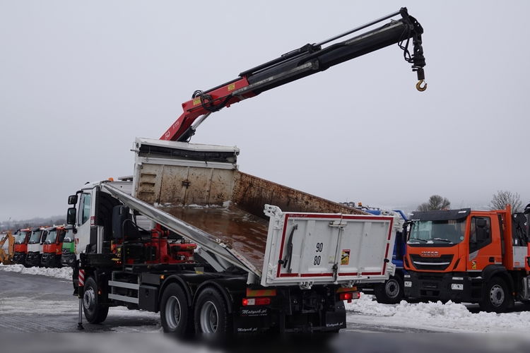 Renault C 380 / 6x4 / WYWROTKA + HDS FASSI F 175 / HYDROBURTA / EURO 6 / STEROWANIE RADIOWE / ROTATOR / BORDMATIC  zdjęcie 2