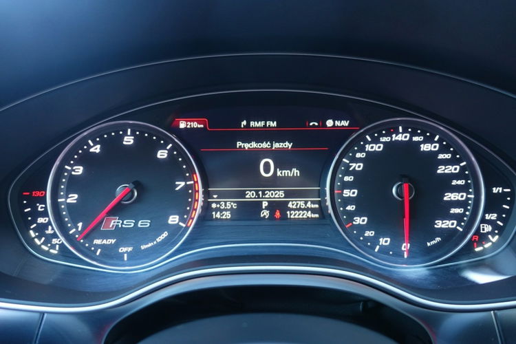 Audi RS6 FV 23% Org. Lakier Bezwypadkowe Pełny Serwis 4.0 - 605 KM Ceramika zdjęcie 34