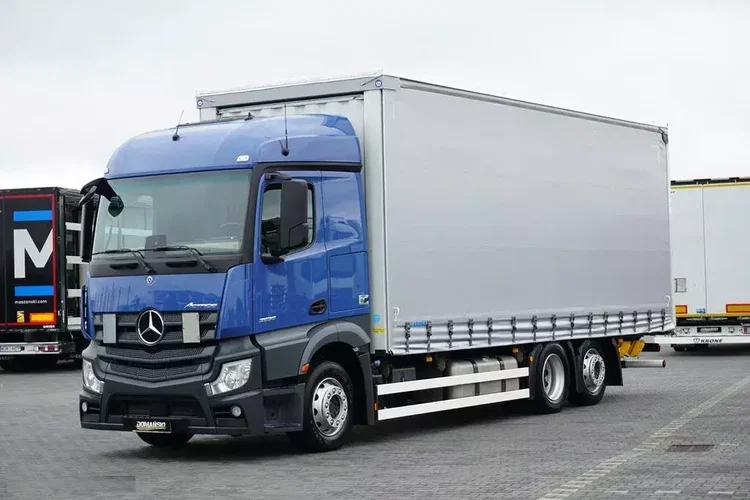 Mercedes ACTROS / 2536 / ACC / E 6 / MP 5 / FIRANKA / 19 PALET zdjęcie 1