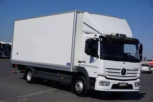 Mercedes ATEGO / 1221 / ACC / EURO 6 / KONTENER + WINDA / 17 PALET