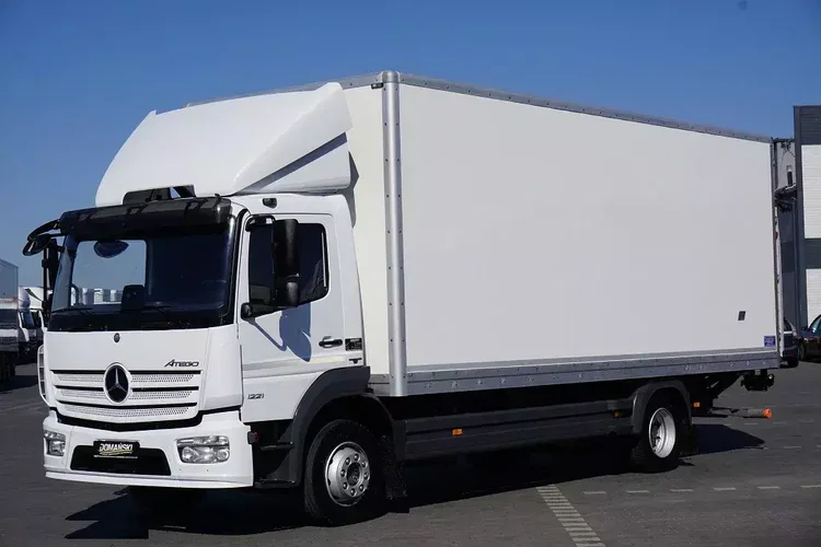 Mercedes ATEGO / 1221 / ACC / EURO 6 / KONTENER + WINDA / 17 PALET zdjęcie 2