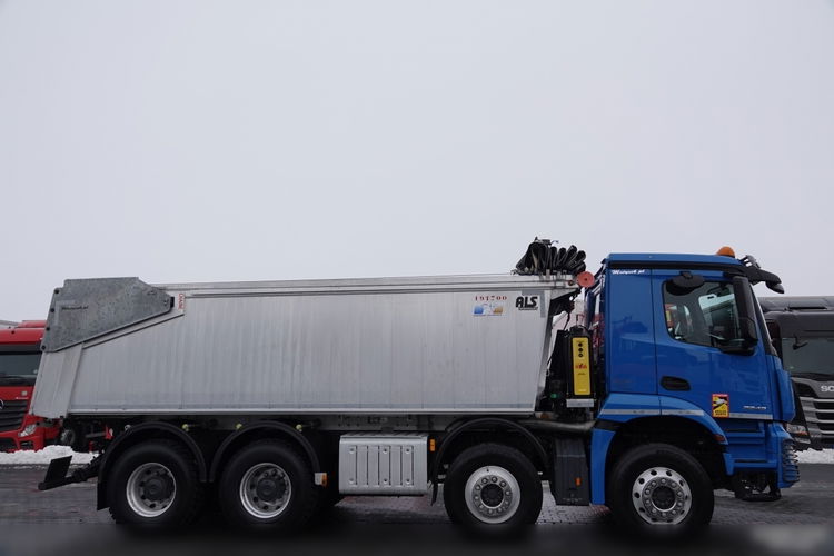 Mercedes AROCS 3243 / 8x4 / WYWROTKA 20m3 / TYLNOZSYP / EURO 6 / OPONY 100 % / ŁADOWNOŚĆ: 19, 500 KG / HYDROKLAPA  zdjęcie 21