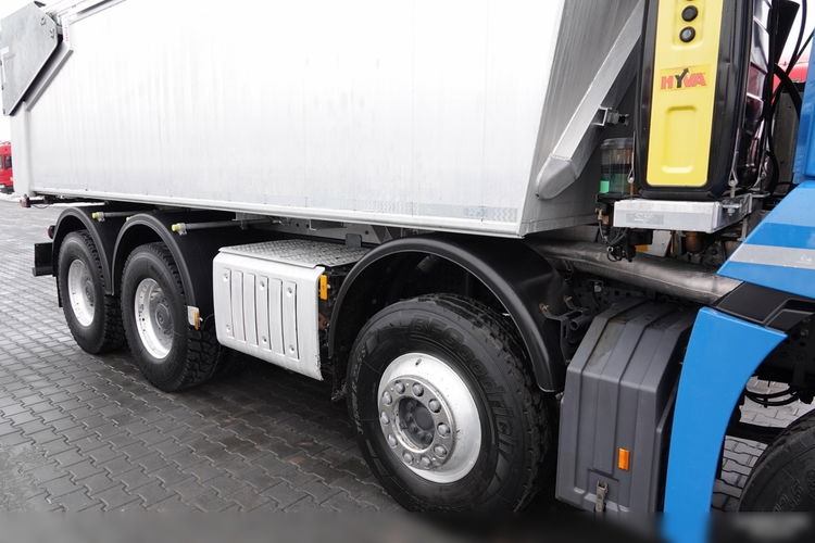 Mercedes AROCS 3243 / 8x4 / WYWROTKA 20m3 / TYLNOZSYP / EURO 6 / OPONY 100 % / ŁADOWNOŚĆ: 19, 500 KG / HYDROKLAPA  zdjęcie 22