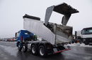 Mercedes AROCS 3243 / 8x4 / WYWROTKA 20m3 / TYLNOZSYP / EURO 6 / OPONY 100 % / ŁADOWNOŚĆ: 19, 500 KG / HYDROKLAPA  zdjęcie 2
