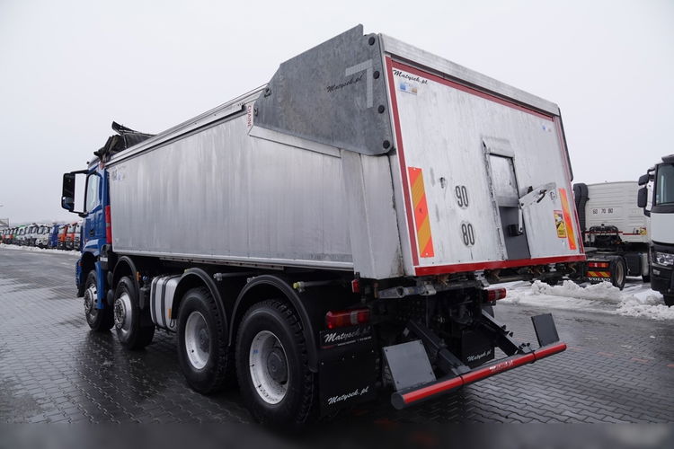 Mercedes AROCS 3243 / 8x4 / WYWROTKA 20m3 / TYLNOZSYP / EURO 6 / OPONY 100 % / ŁADOWNOŚĆ: 19, 500 KG / HYDROKLAPA  zdjęcie 8