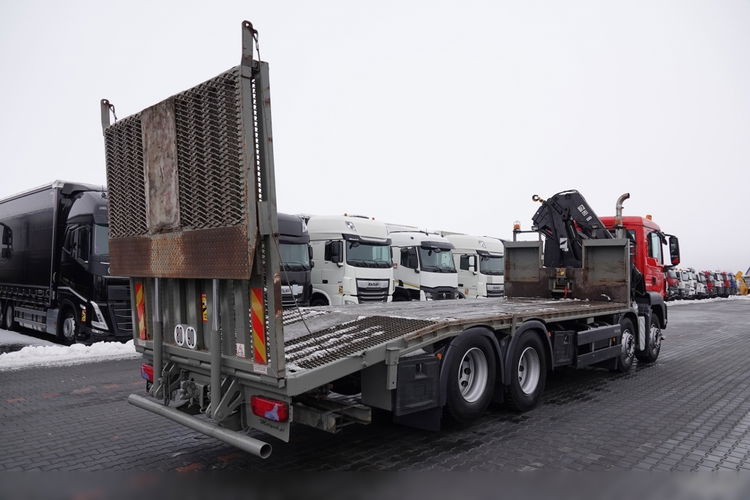 MAN TGS 35.360 / 8x2-4 / LAWETA + HDS HIAB 166 E-2 / OŚ PODNOSZONA / 4 OSIOWY / NAJAZDY HYDRAULICZNE / WCIĄGARKA / POMOC DROGOWA / EURO 5 EEV zdjęcie 9