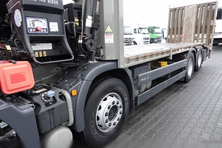 MAN TGS 35.360 / 8x2-4 / LAWETA + HDS HIAB 166 E-2 / OŚ PODNOSZONA / 4 OSIOWY / NAJAZDY HYDRAULICZNE / WCIĄGARKA / POMOC DROGOWA / EURO 5 EEV zdjęcie 13