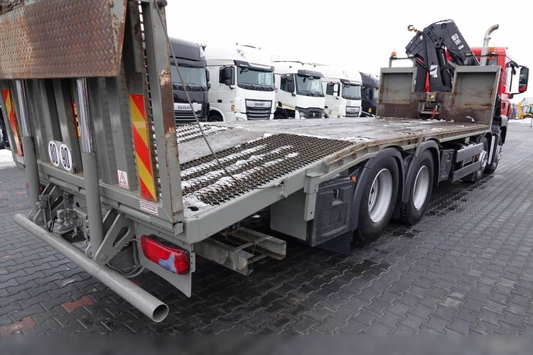 MAN TGS 35.360 / 8x2-4 / LAWETA + HDS HIAB 166 E-2 / OŚ PODNOSZONA / 4 OSIOWY / NAJAZDY HYDRAULICZNE / WCIĄGARKA / POMOC DROGOWA / EURO 5 EEV zdjęcie 15