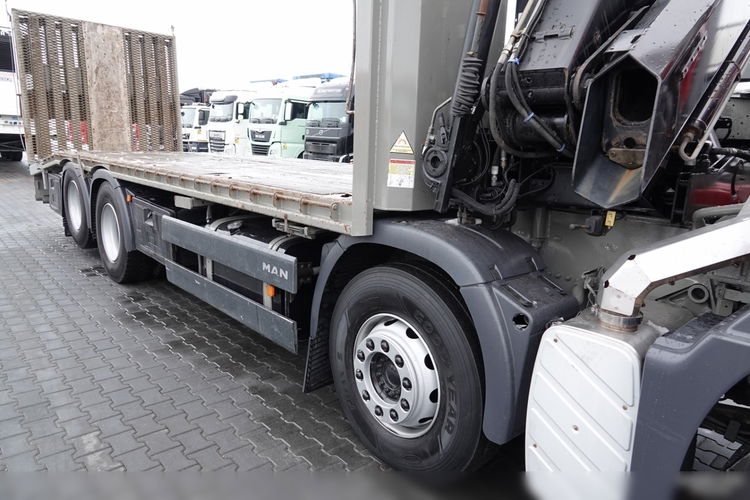 MAN TGS 35.360 / 8x2-4 / LAWETA + HDS HIAB 166 E-2 / OŚ PODNOSZONA / 4 OSIOWY / NAJAZDY HYDRAULICZNE / WCIĄGARKA / POMOC DROGOWA / EURO 5 EEV zdjęcie 16