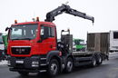 MAN TGS 35.360 / 8x2-4 / LAWETA + HDS HIAB 166 E-2 / OŚ PODNOSZONA / 4 OSIOWY / NAJAZDY HYDRAULICZNE / WCIĄGARKA / POMOC DROGOWA / EURO 5 EEV zdjęcie 1