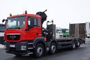 MAN TGS 35.360 / 8x2-4 / LAWETA + HDS HIAB 166 E-2 / OŚ PODNOSZONA / 4 OSIOWY / NAJAZDY HYDRAULICZNE / WCIĄGARKA / POMOC DROGOWA / EURO 5 EEV zdjęcie 7