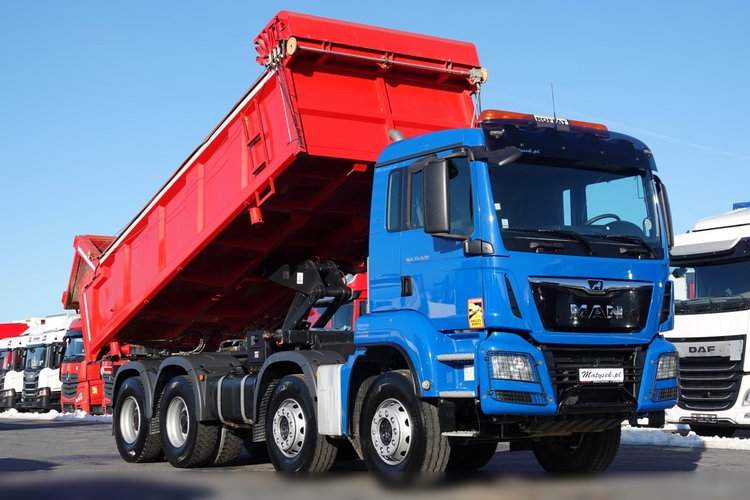 MAN TGS 35.420 / 8x4 / WYWROTKA / HYDROBURTA / HYDROKLAPA / EURO 6 zdjęcie 9