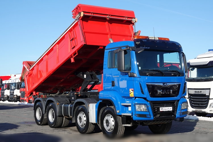 MAN TGS 35.420 / 8x4 / WYWROTKA / HYDROBURTA / HYDROKLAPA / EURO 6 zdjęcie 10