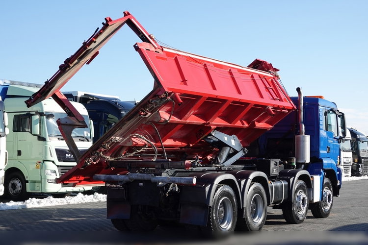 MAN TGS 35.420 / 8x4 / WYWROTKA / HYDROBURTA / HYDROKLAPA / EURO 6 zdjęcie 16