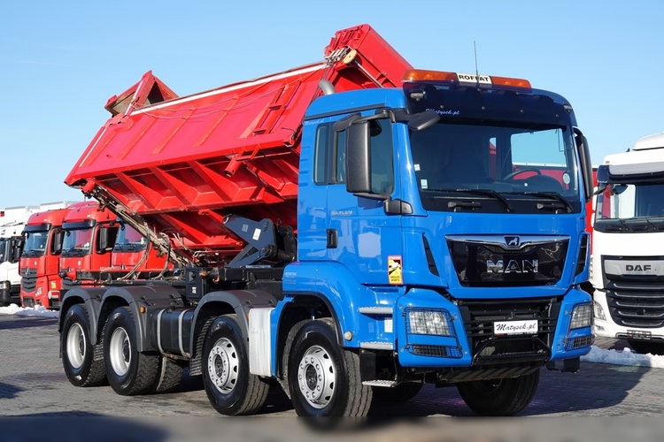 MAN TGS 35.420 / 8x4 / WYWROTKA / HYDROBURTA / HYDROKLAPA / EURO 6 zdjęcie 18