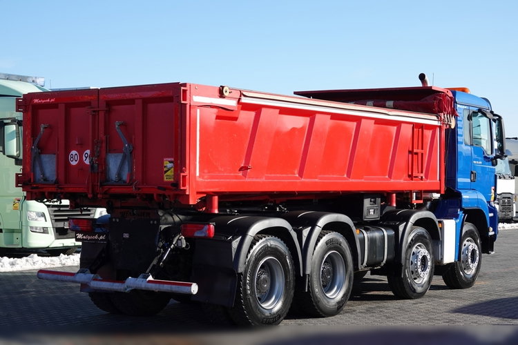MAN TGS 35.420 / 8x4 / WYWROTKA / HYDROBURTA / HYDROKLAPA / EURO 6 zdjęcie 24