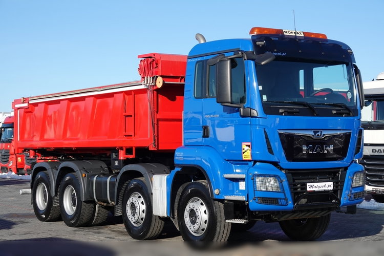 MAN TGS 35.420 / 8x4 / WYWROTKA / HYDROBURTA / HYDROKLAPA / EURO 6 zdjęcie 26