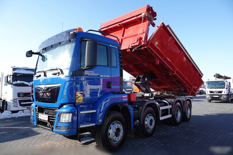 MAN TGS 35.420 / 8x4 / WYWROTKA / HYDROBURTA / HYDROKLAPA / EURO 6 zdjęcie 3